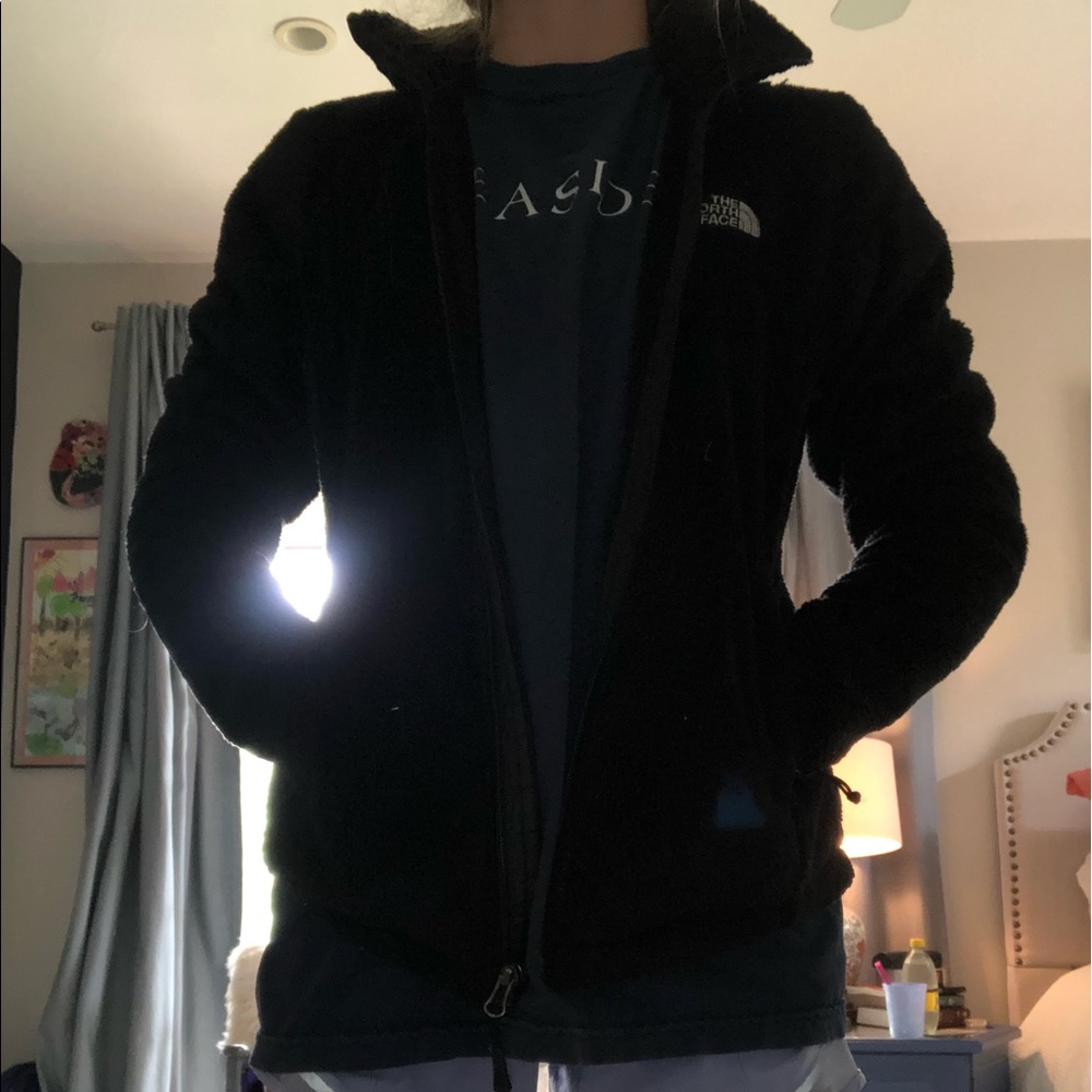 BLACK NORTH FACE FLEECE SZ S - Picture 5 of 6